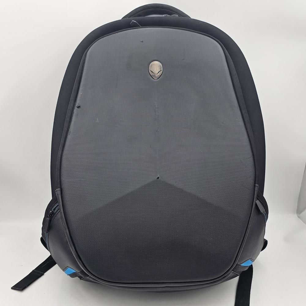 Alienware Vindicator 2.0 Gaming Laptop Backpack Black Blue Accents 17 Inch